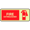 Glow Sign Vinyl - Fire Extinguisher Graphic
