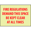 Glow Sign Vinyl - Fire Regulations