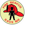 Glow Sign Vinyl - Fire Rescue