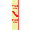 Glow Sign Rigid Plastic - Stairway