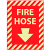 Glow Sign Vinyl - Fire Hose(With Down Arrow)