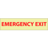 Glow Sign Vinyl - Emergency Exit