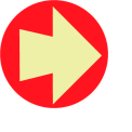Glow Sign Vinyl - Arrow