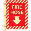 3D Glow Sign Plastic - Fire Hose