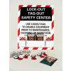 Lockout Tagout Safety Center with Lockout Supplies