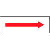 Fire Safety Sign - Arrow - Vinyl