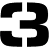 Individual Character Stencil 4" - Number 3
