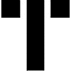 Individual Character Stencil 4" - Letter T