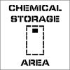Plant Marking Stencil 20x20 - Chemical Storage Area