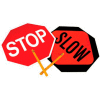 Paddle Sign - Stop/SlowPaddle
