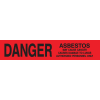 Printed Barricade Tape - Danger Asbestos Hazard