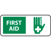 Pictorial OSHA Sign - Plastic - First Aid