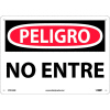 Spanish Aluminum Sign - Peligro No Entre