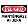 Spanish Vinyl Sign - Peligro Manténgase Afuera