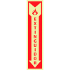 Glow Sign Rigid Plastic - Fire Extiguidor