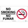 Bilingual Plastic Sign - No Smoking
