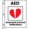 Facility Flange Sign - AED