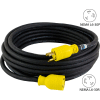 Conntek RUL630PR-025 NEMA L6-30 Locking All Weather Cord Set, 25'