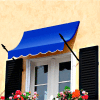 Awntech NO21-10BB Spear Arm Awning 10-3/8'W x 2-9/16'H x 1-5/16'D Bright Blue