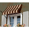 Awntech NO21-5BRNT Spear Arm Awning 5-3/8'W x 2-9/16'H x 1-5/16'D Brown/Tan