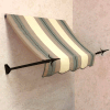 Awntech NO43-8GCK, Spear Arm Awning 8-3/8'W x 4-11/16'H x 2-11/16'D Gray/Cream/Black