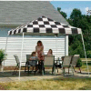 12x12 Slant Leg Pop Up Canopy - Checked Flag Cover