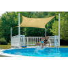 ShelterLogic, 25732, ShadeLogic Sun Shade Sail Square 16 ft. x 16 ft. Sand