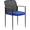 Boss Stackable Mesh Guest Chair - Blue