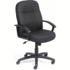 Boss Managers Office Chair with Arms - Fabric - Mid Back - Black
