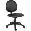 Boss Task Chair - Vinyl - Mid Back - Black