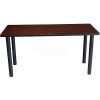 Boss 60" x 24" Rectangular Training Table, Mahogany