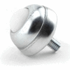 Hudson NSBT-1CS 3/8-16 1" Nylon Ball 3/8" Stud in Carbon Steel Housing Hardened & Plated
