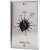 NSI TORK® C502H 2 Hour Spring Wound Twist Timer 125-277V SPDT Metal Wallplate