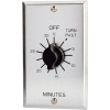 NSI TORK® C530M 30 Minute Spring Wound Twist Timer, 125-277V, SPDT, Metal Wallplate