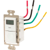 NSI TORK® SS403 Interval Wall Timer, 24 Hour Maximum, No Neutral, 3-Way, 15A, 120-277V, White