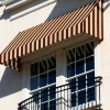 Awntech CN32-3BRNT, Window/Entry Awning 3-3/8'W x 3-11/16'H x 2'D Brown/Tan