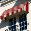 Awntech CN34-8BT, Window/Entry Awning 8' 4 -1/2"W x 4'D x 3' 8"H Burgundy/Tan