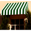Awntech RN22-10FW, Window/Entry Awning 10-3/8'W x 2-9/16'H x 2'D Forest Green/White