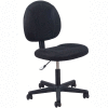 Essentials by OFM ESS-3060 Upholstered Armless Swivel Task Chair, Black