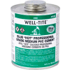 Oatey 3046S 3000 Series Well-Tite Pvc Medium "Hot" Blue Cement 16 oz. - Pkg Qty 24