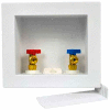 Oatey 38543 Quadtro Washing Machine Outlet Box 1/4 Turn, Hammer, Ball Valve, ASTM F1960 PEX - Pkg Qty 12