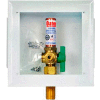 Oatey 39141 Metal Ice Maker Box Metal 1/4 Turn, Copper, Low Lead, Standard Pack