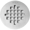 Oatey 42136 Round Snap-Tite Strainer White Plastic 4-1/4" - Pkg Qty 12