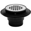 Oatey 42213 2" Or 3" PVC Drain With Round Stainless Steel Screw-Tite Strainer - Pkg Qty 12