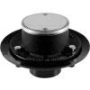 Oatey 42215 2" 151 Cast Iron Top with ABS Bottom and Test Cap with 2" Solvent Weld Connection - Pkg Qty 6