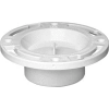 Oatey 43506 3" ABS Inside Fit Closet Flange With Plastic Ring and Tes Cap - Pkg Qty 12