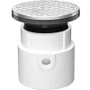 Oatey 74167 3" or 4" PVC General Purpose Adjustable Cleanout with 6" Nickel Cover & Round Ring