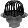 Oatey 78022 2" PVC Roof Drain with Cast Iron Dome