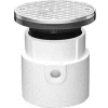 Oatey 84137 3" or 4" ABS General Purpose Adjustable Cleanout with 6" Brass Cover & Round Ring