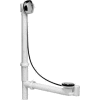 Dearborn Brass P8220 Plastic Tubular Cable Bath Waste Full Kit Wht Cable Stopper Chrome Finish Trim